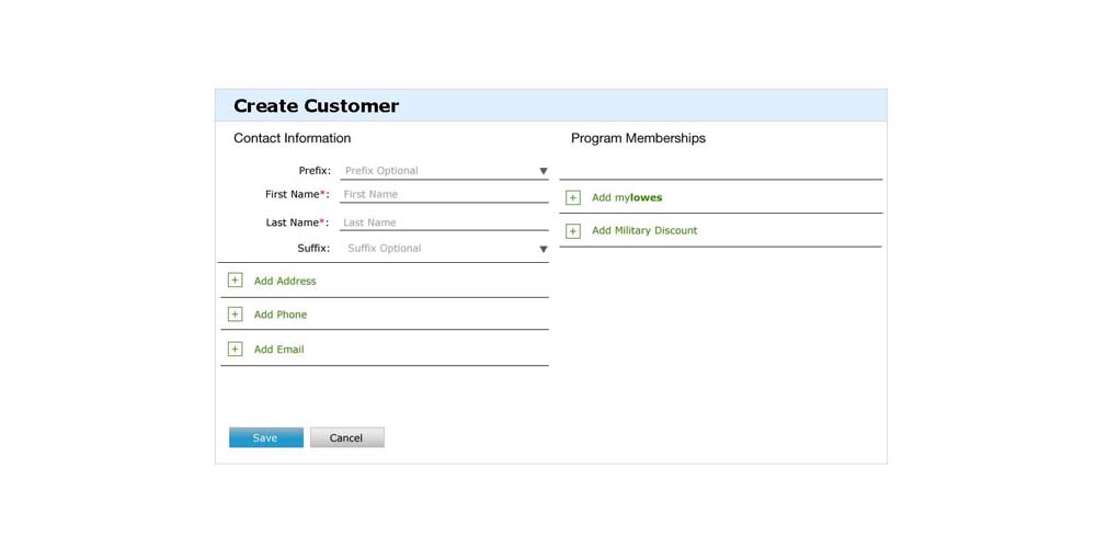 Create Customer